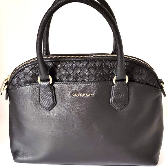 COLE HAAN LUELLA SMALL LEATHER SATCHEL - Picture 1 of 5